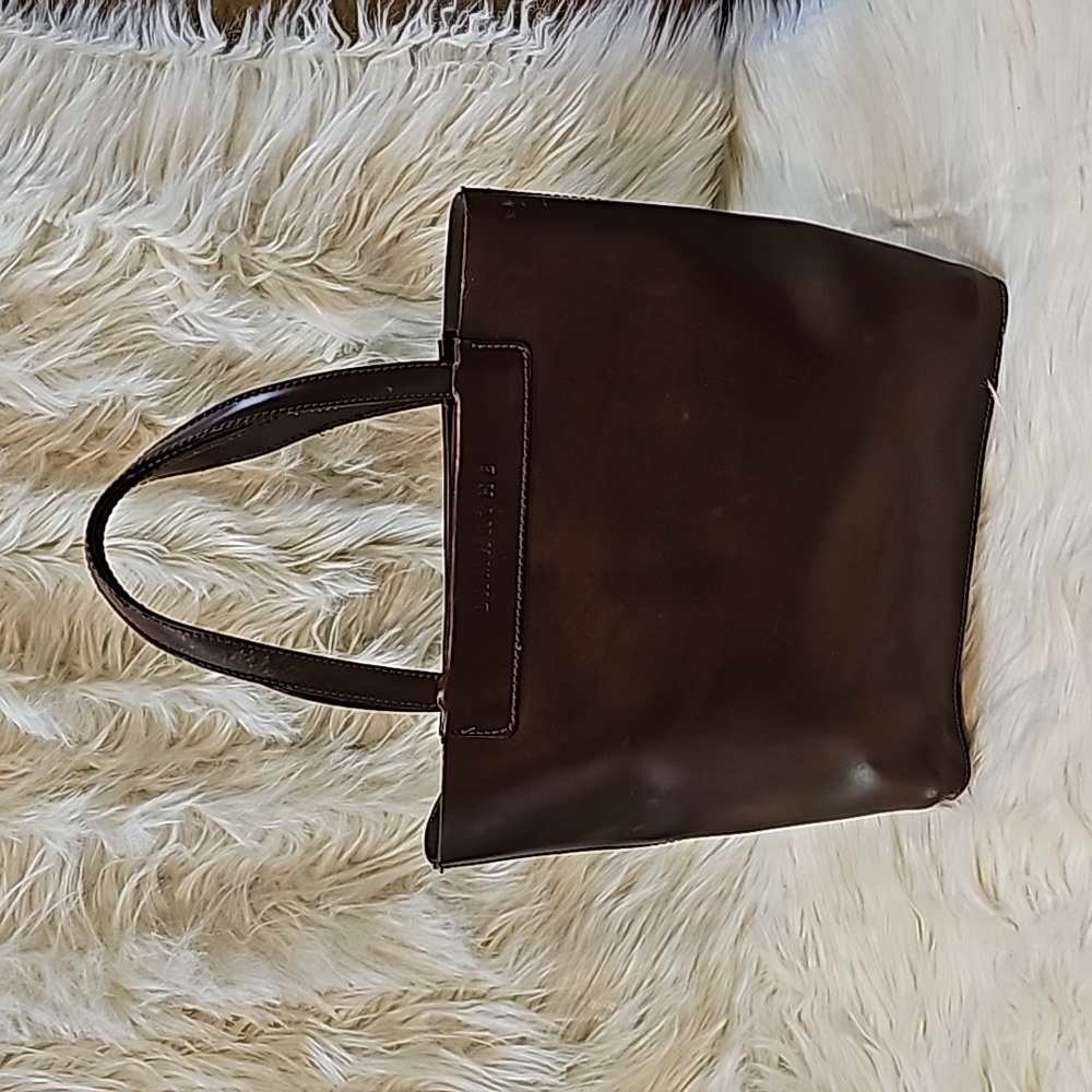 Lamarthe Brown Leather Handbag Purse